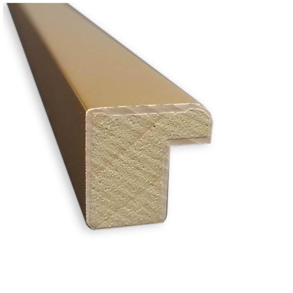 Amanti Art Espejo de Pared de Madera Biselada Dorada Pulida Svelte 21,5 x 17,5 Pulgadas.