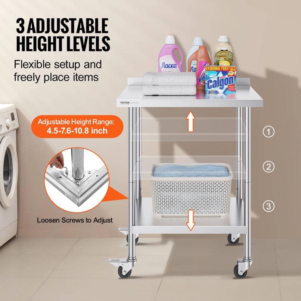 VEVOR Metal Kitchen Cart