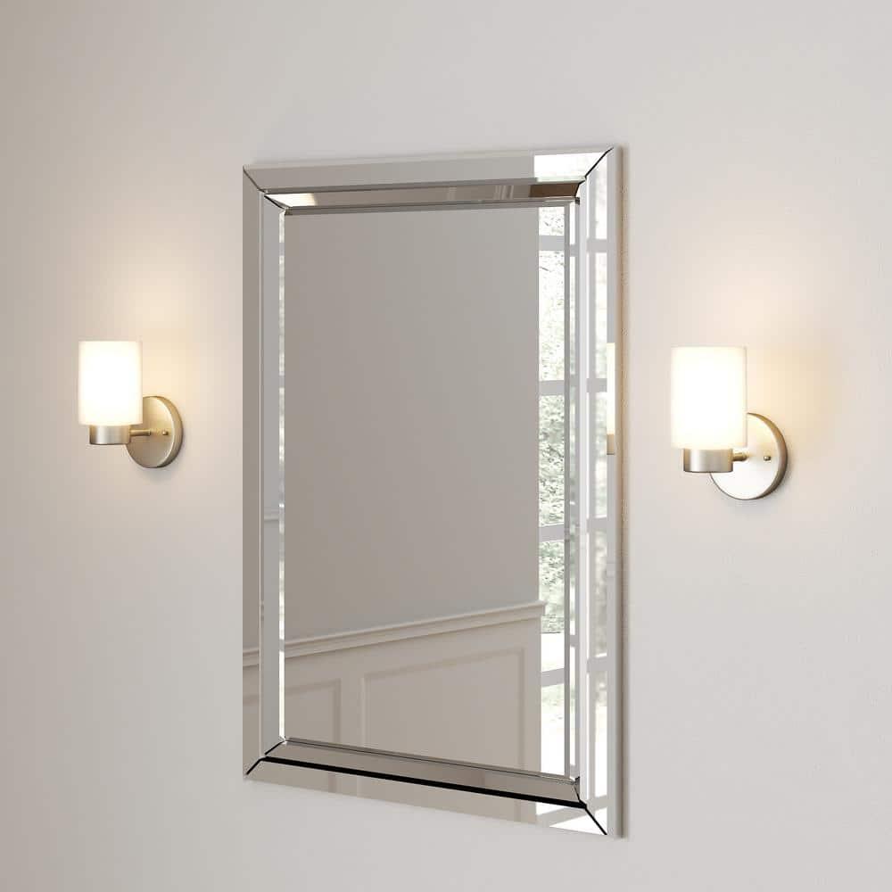Westinghouse Sylvestre 1-Light Brushed Nickel Gray Wall Sconce