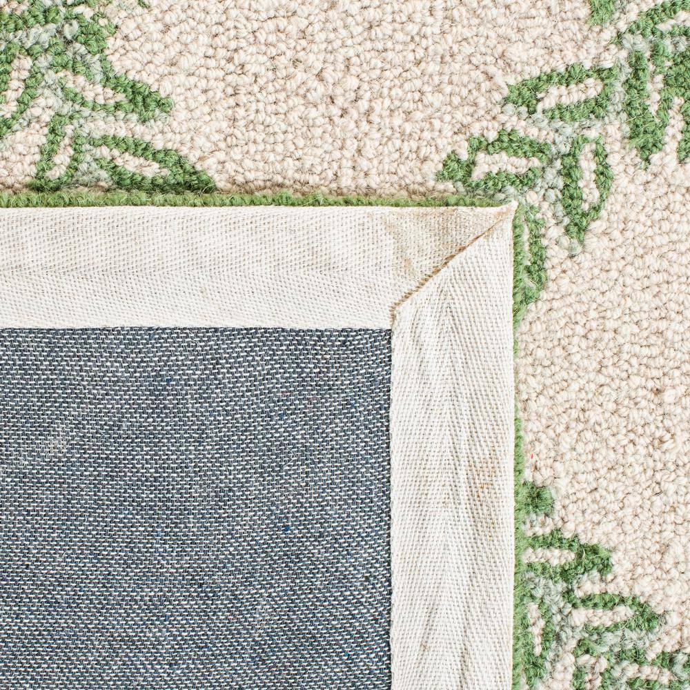 Chelsea HK230 Hand Hooked Accent Rug - Ivory/Light Green - 1'8"x2'6" - Safavieh.