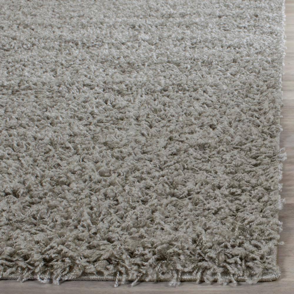 Athens Shag SGA119 Power Loomed Indoor Area Rug - Light Grey - 6'x9' - Safavieh.