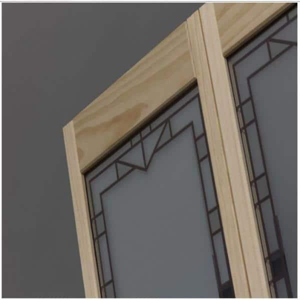 LTL Home Products 840726 Craftsman Bifold Interior Wood Door, 30 x 80 Inches, Unfinished Pine