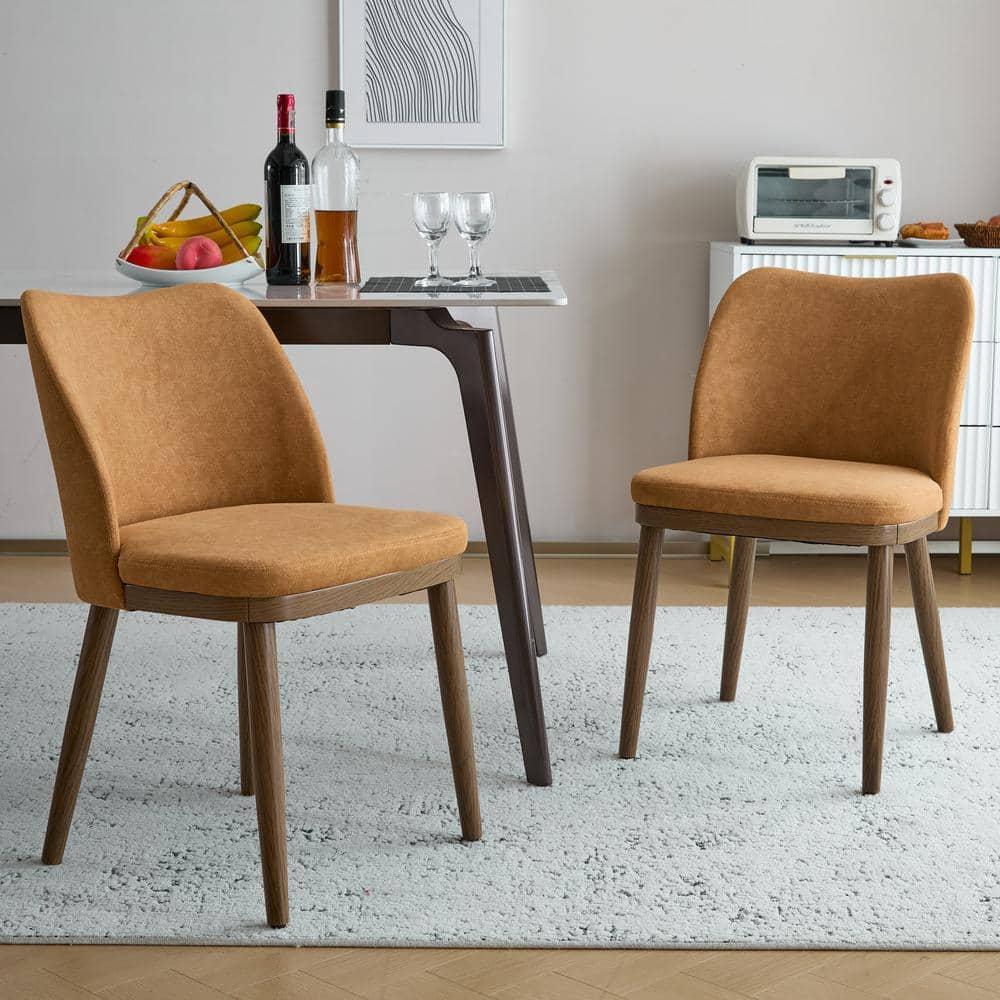 Christopher Knight Home Aviana Fabric Upholstered Dining Chairs (Set of 2), Ginger