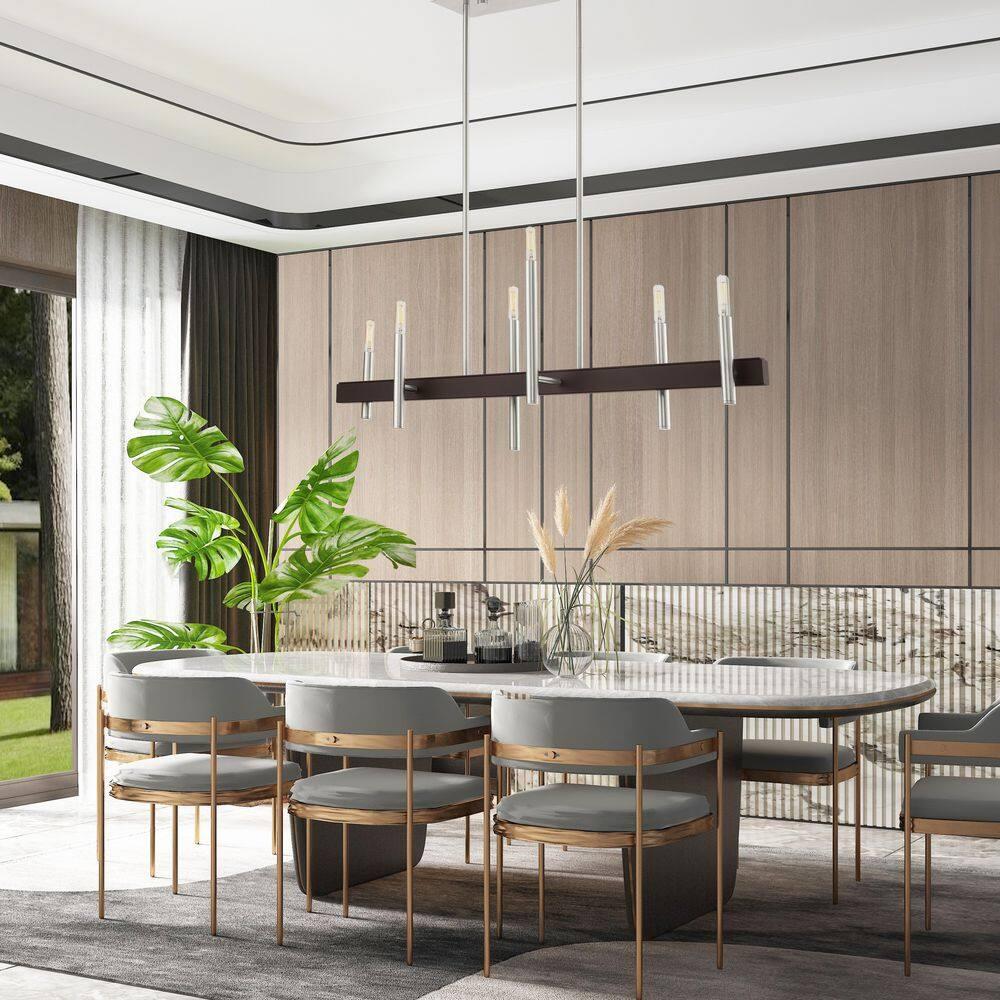 6 - Light Kitchen Island Chandelier