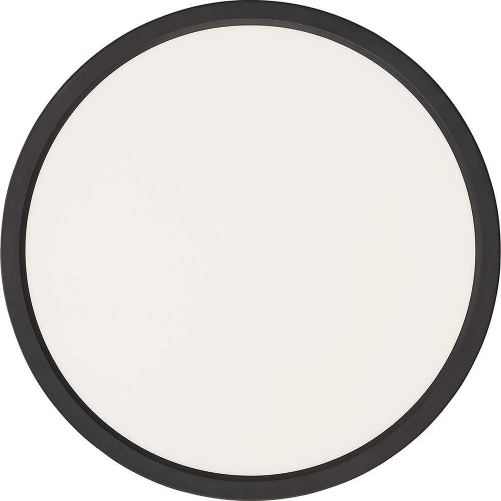 Quoizel Lighting Outskirts 1 - Light Flush Mount in  Oil Rubbed Bronze