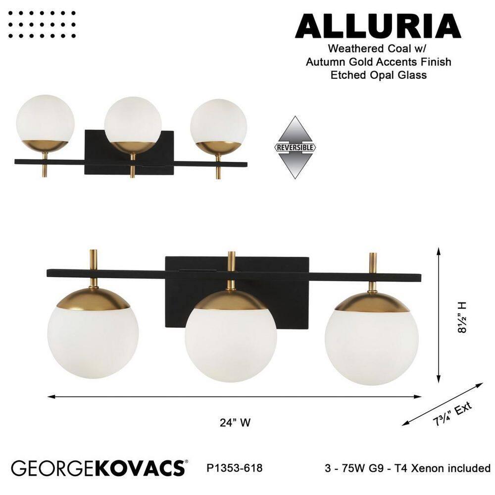 Kelly Clarkson Home 3 - Light Dimmable Vanity Light