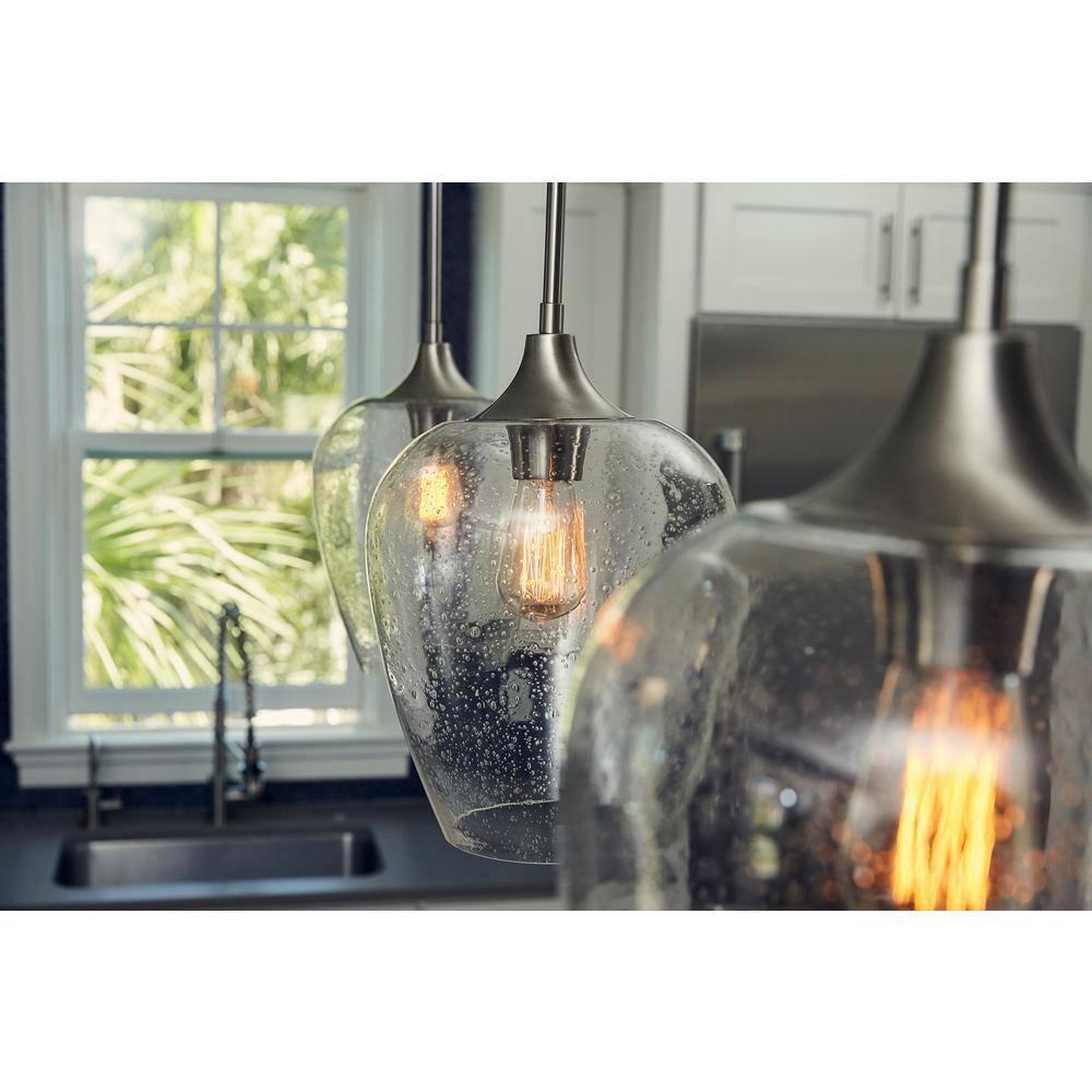 Quoizel Lighting Towne 1 - Light Pendant in  Brushed Nickel