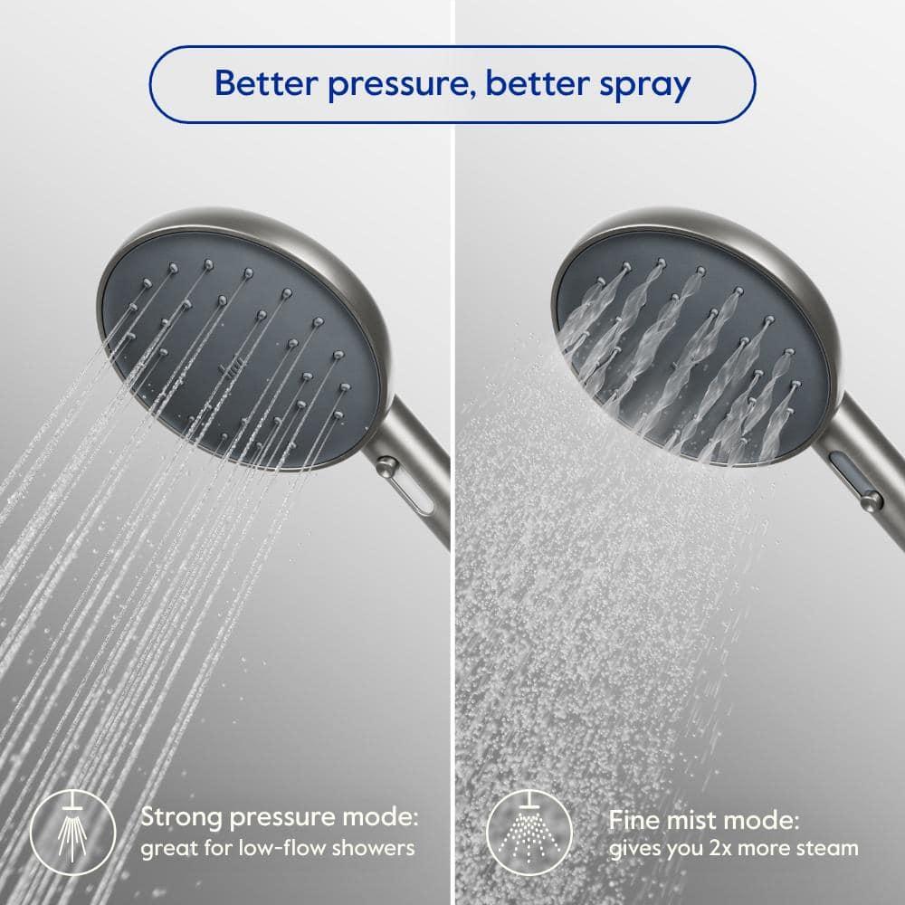 Citron Stainless Steel Bluetooth Handheld Showerhead with LED Alerts