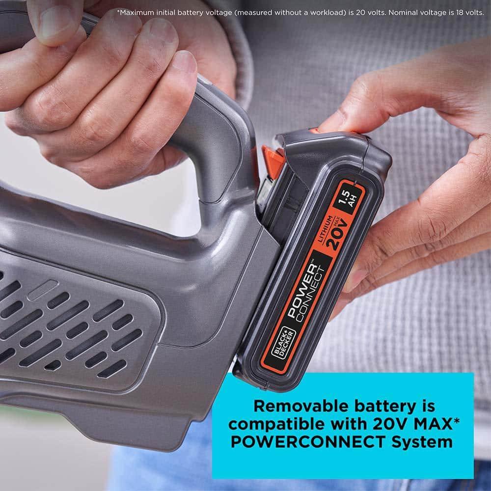BLACK+DECKER Dustbuster 20V MAX POWERCONNECT Cordless Handheld Vacuum, BCHV001C1