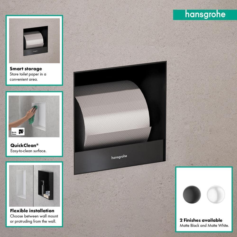 XtraStoris Original Recessed Toilet Paper Holder 6"x 6"x 5.5"