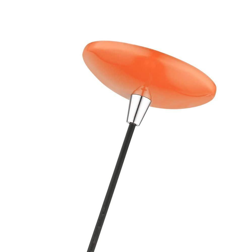 Livex Lighting Amador 1 - Light Pendant in  Shiny Orange/Polished Chrome