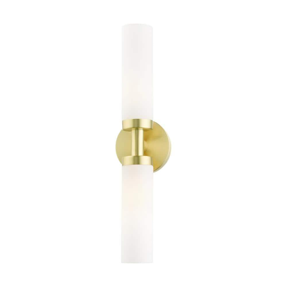 Livex Lighting Aero 2 - Light Vanity in  Satin Brass