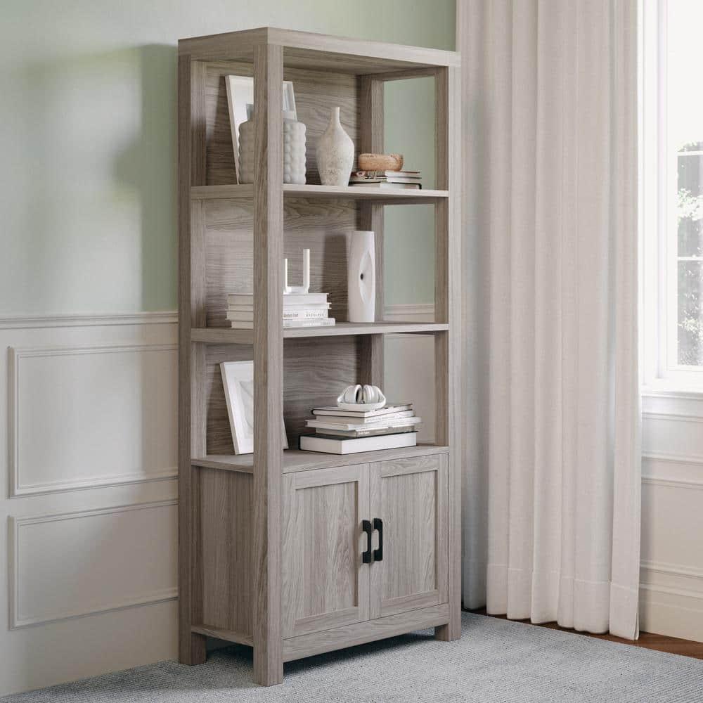 Martha Stewart Teague Martha Stewart 68" Shaker Bookcase with Storage Cabinet