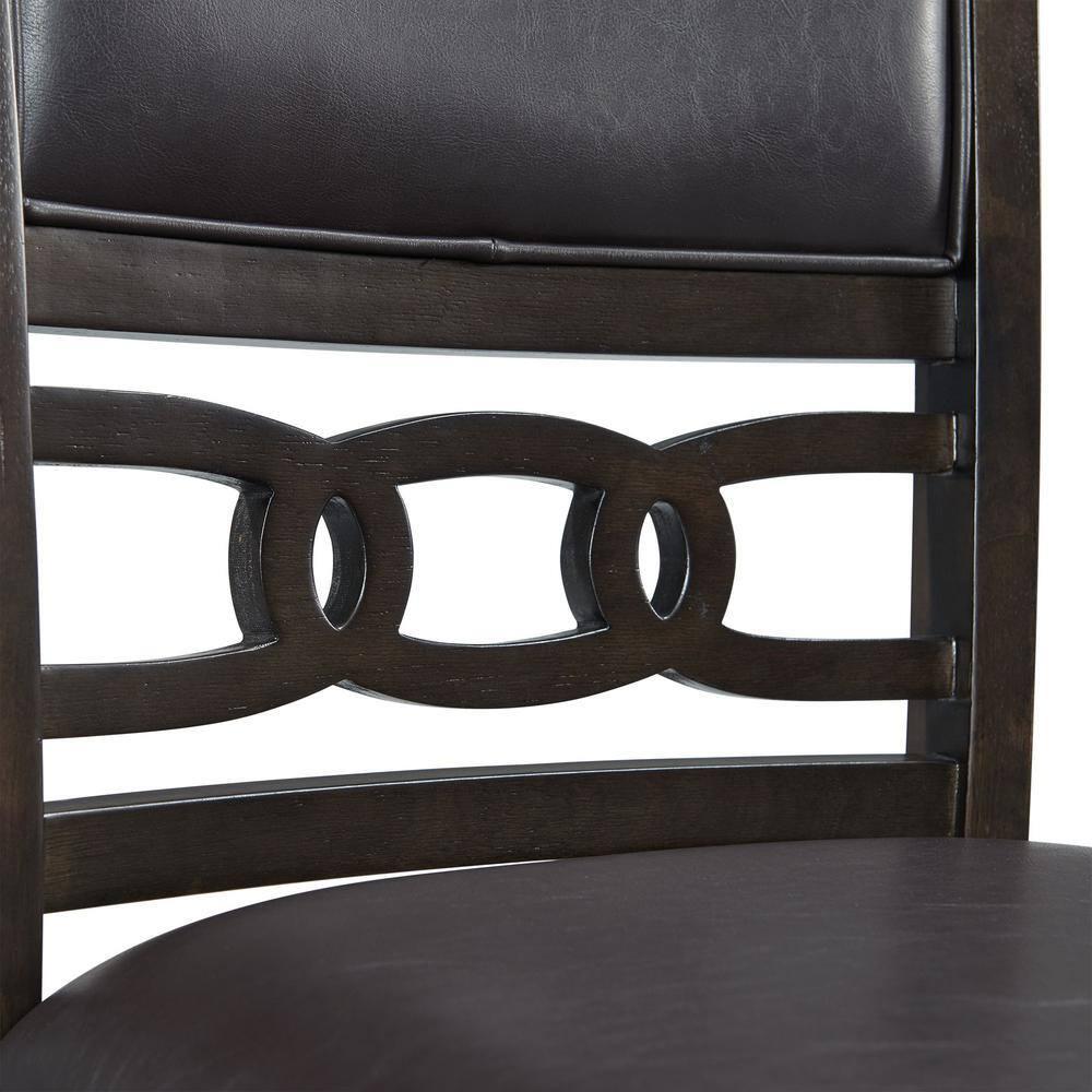 Picket House Furnishings Taylor Standard Height Faux Leather Side Chair Set