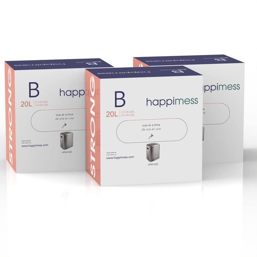happimess Drawstring Trash Bags 60 Count