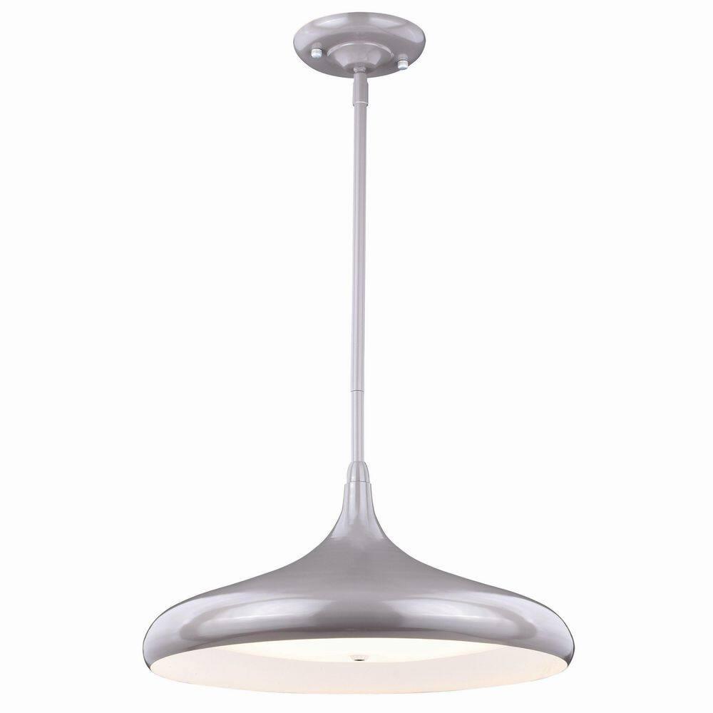 Bacio LED Taupe Motion Sensor Dome Pendant Light