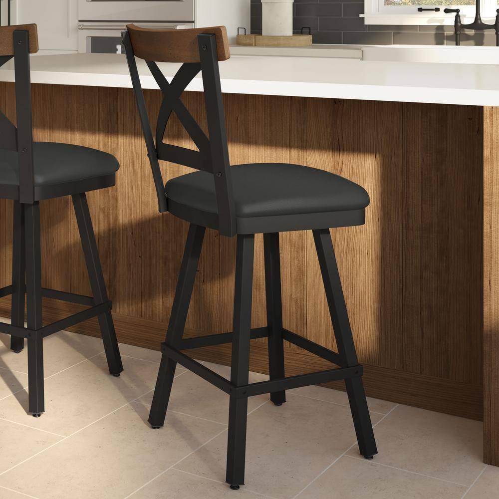 26.5" Snyder Swivel Counter Height Barstool - Amisco