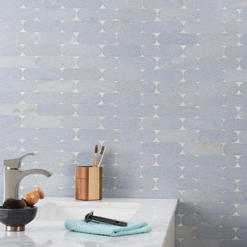 Nostradam 9.96" W x 11.22" L Marble and Brass Mosaic Tile (0.77 Sq. Ft. / Sheet)