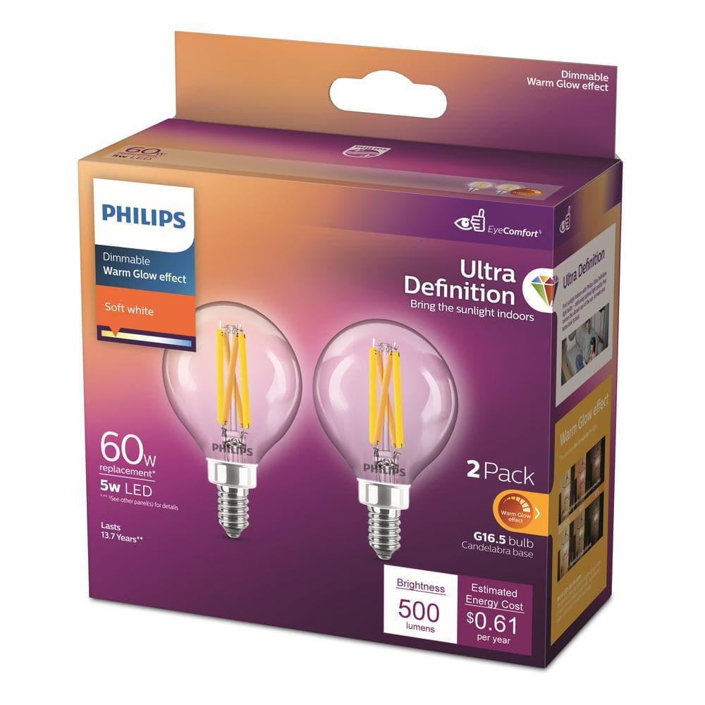Philips 2pk 60wg16.5e12 Led Bulb 573329