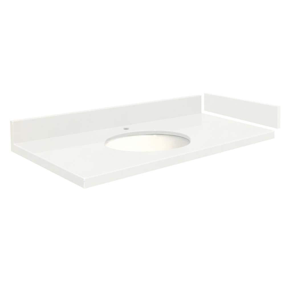 Madison 31'' Granite Single Bathroom Vanity Top with Sink