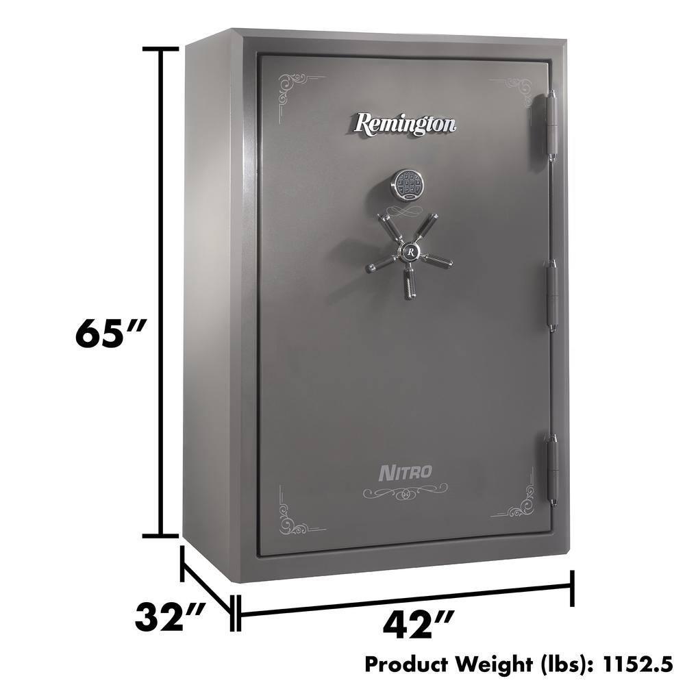 Remington Nitro 56+8 Gun Safe Electronic Lock  Gray SAR6556N