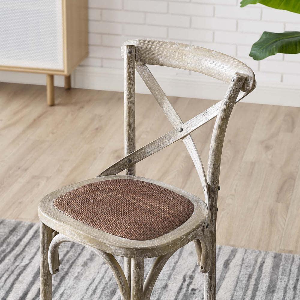 Modway Gear Counter Stool with Gray Finish EEI-5667-GRY