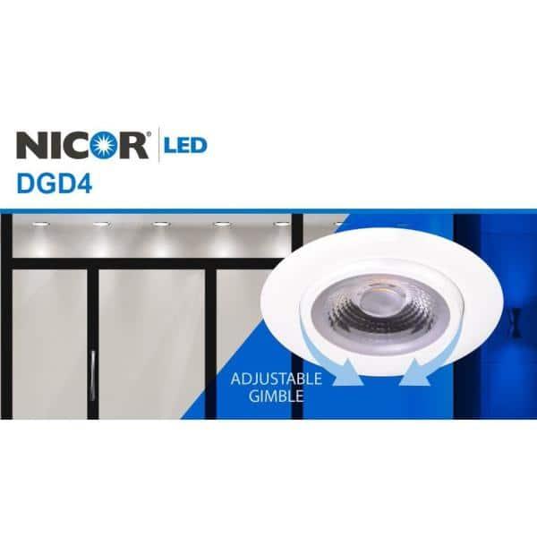 NICOR Lighting Dimmable Circle Flush Mount
