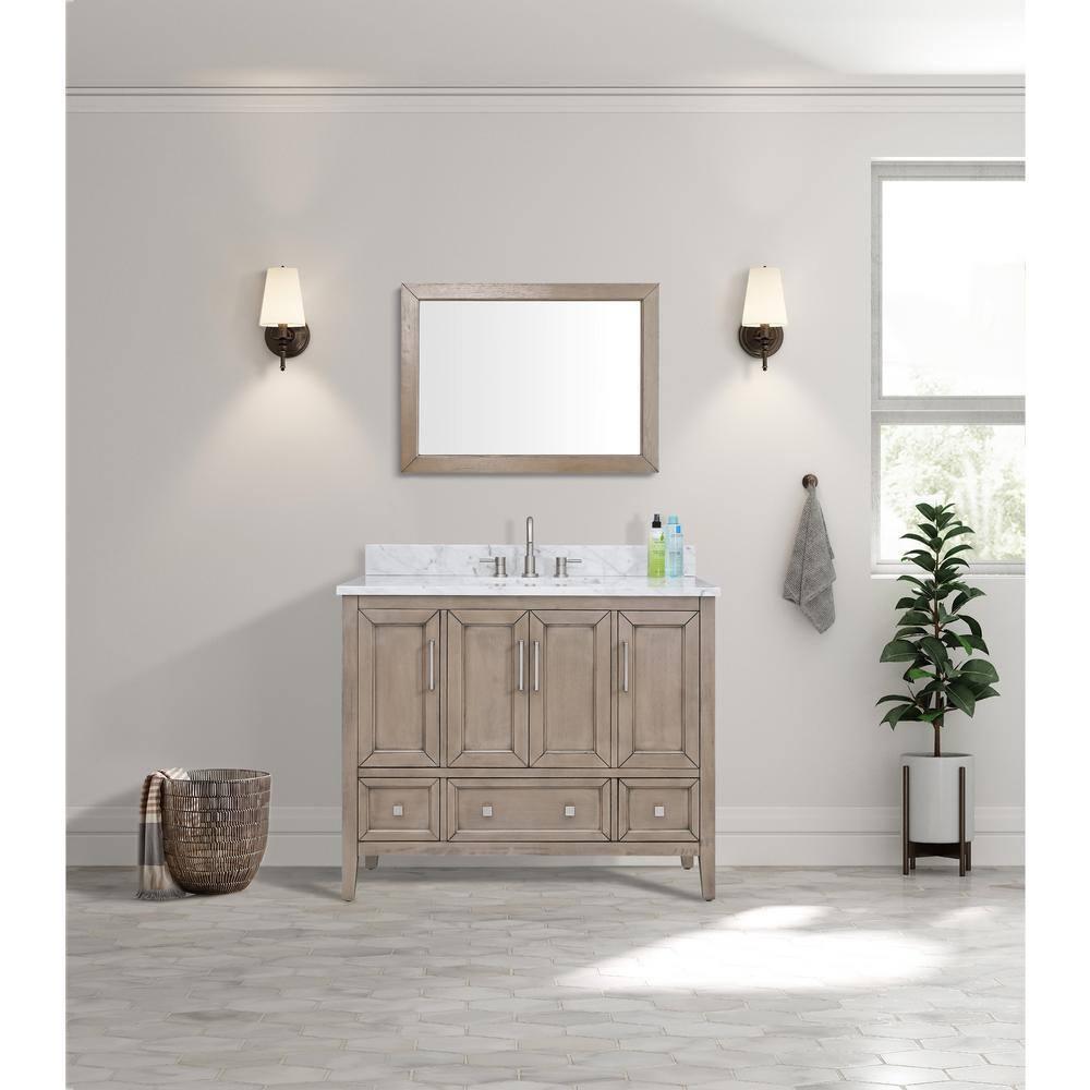 Avanity Everette-Vs43-Wd-C Everette 42" Single Basin Vanity Set - MultiColor