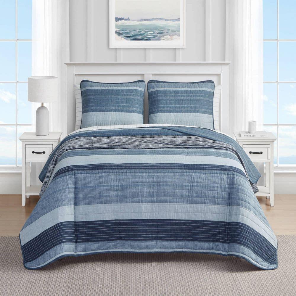 Nautica Ridgeport Cotton Reversible Quilt Set