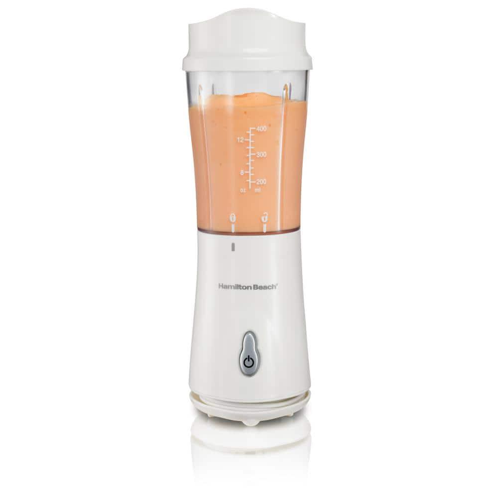 Hamilton Beach Personal Blender with Travel Lid, 14 oz. jar, white, 51101G