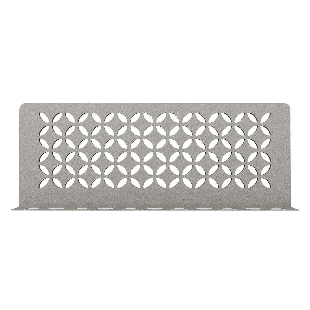 Systems Wall Shelf-W - Floral Design -Stone Grey - (SWS1D5TSSG) Kerdi-Line Shower Accessory