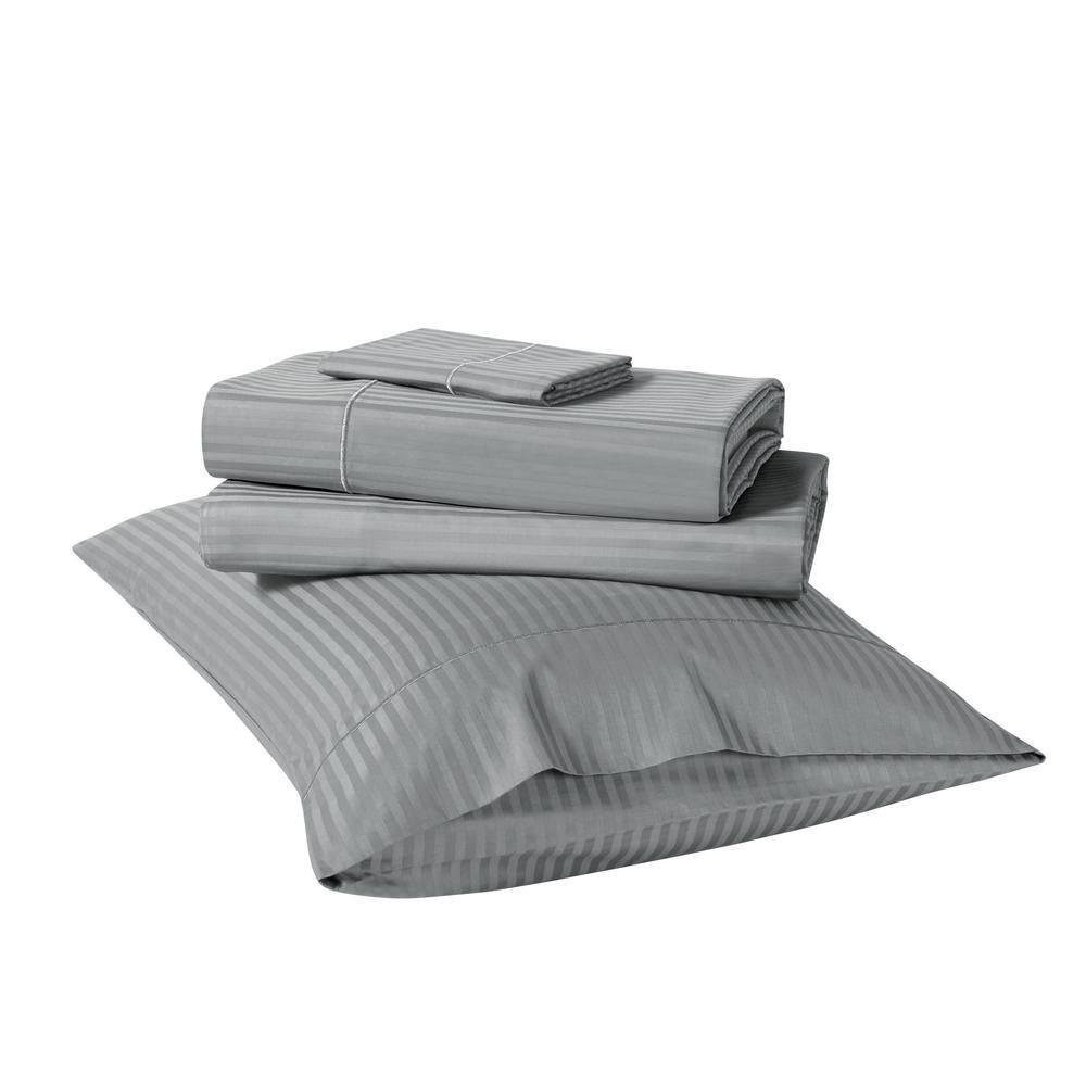 Kathy Ireland Home Kathy Ireland Heirloom 500 Thread Count 100% Long-Staple Cotton Sheet Set (4pc) & Reviews | Wayfair