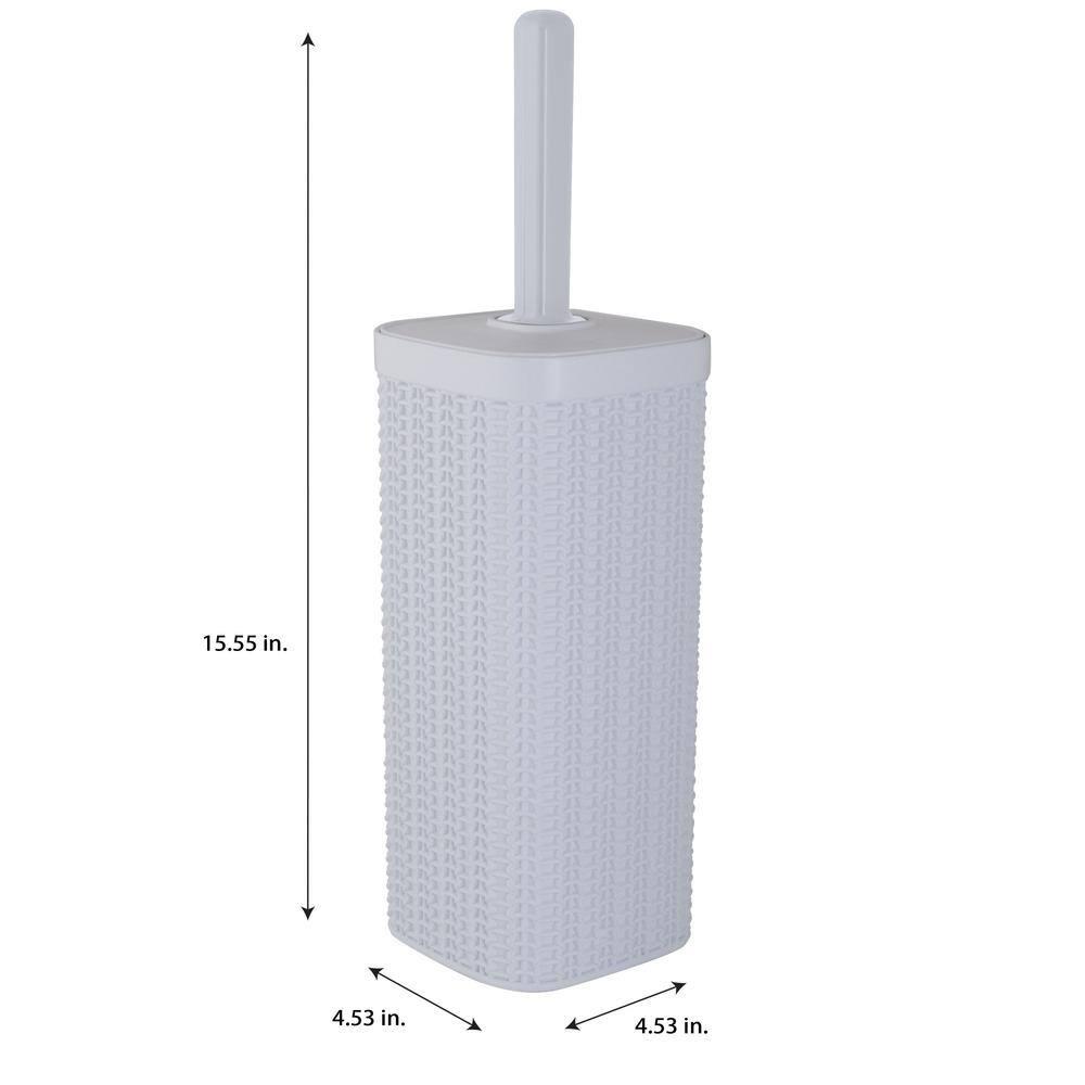Bath Bliss Bath Bliss Plastic Toilet Brush And Holder