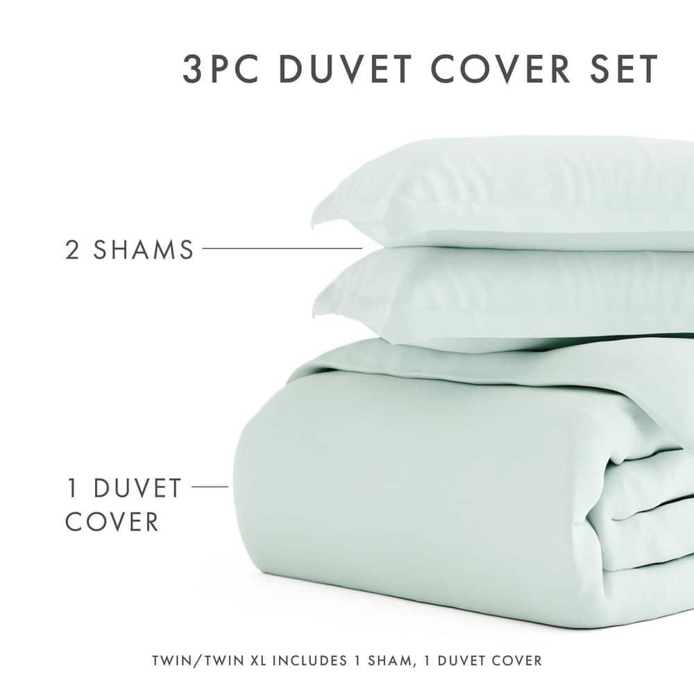 IEnjoy Home Super Soft Double Brushed Duvet Cover Set