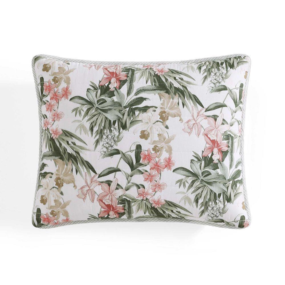 Tommy Bahama - Full/Queen Quilt Set, Super Soft Bedding with Matching Shams, Botanical Home Essentials Bahama Fronds Beige, Full/Queen