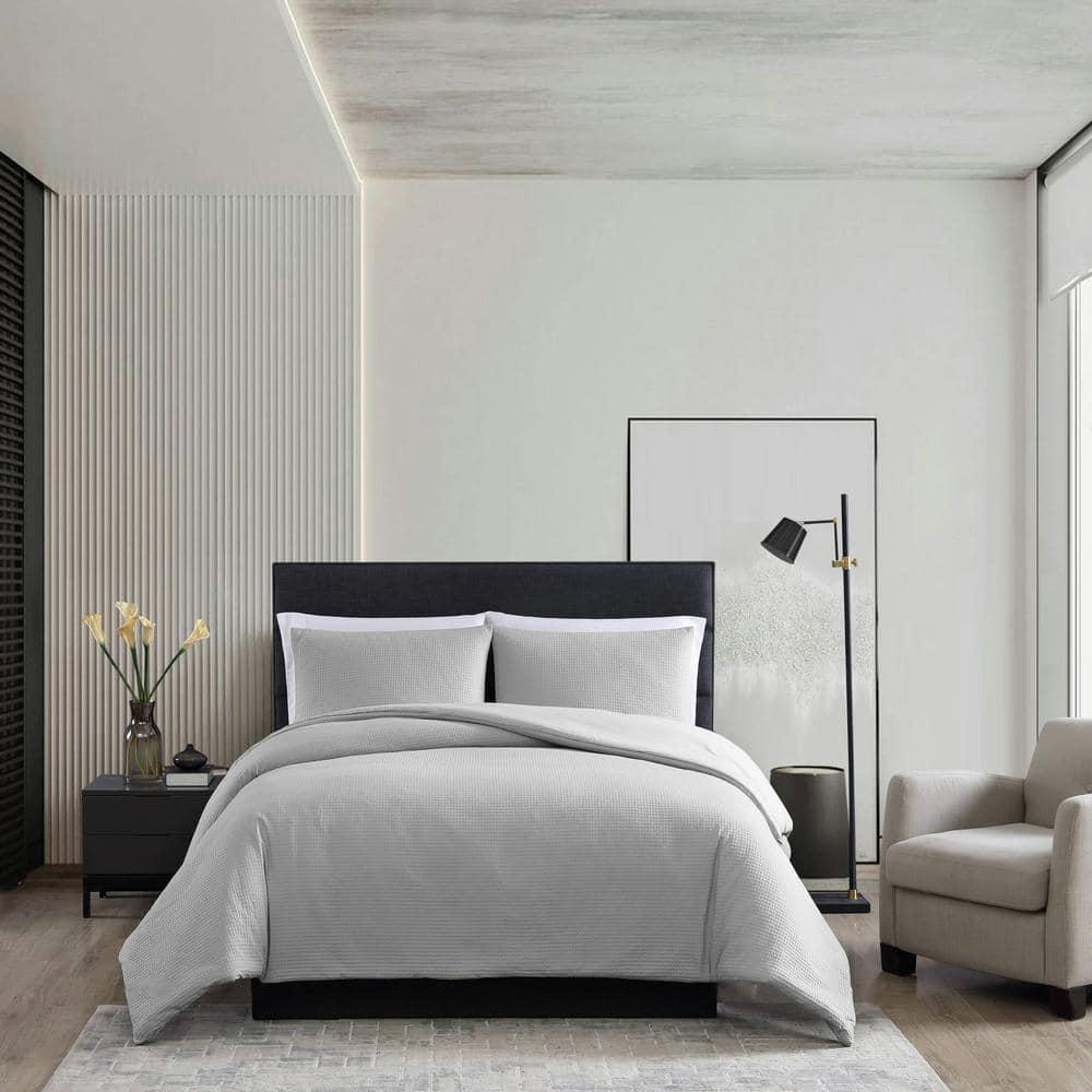 Vera Wang Vera Wang Waffle Pique Solid Cotton Comforter Set