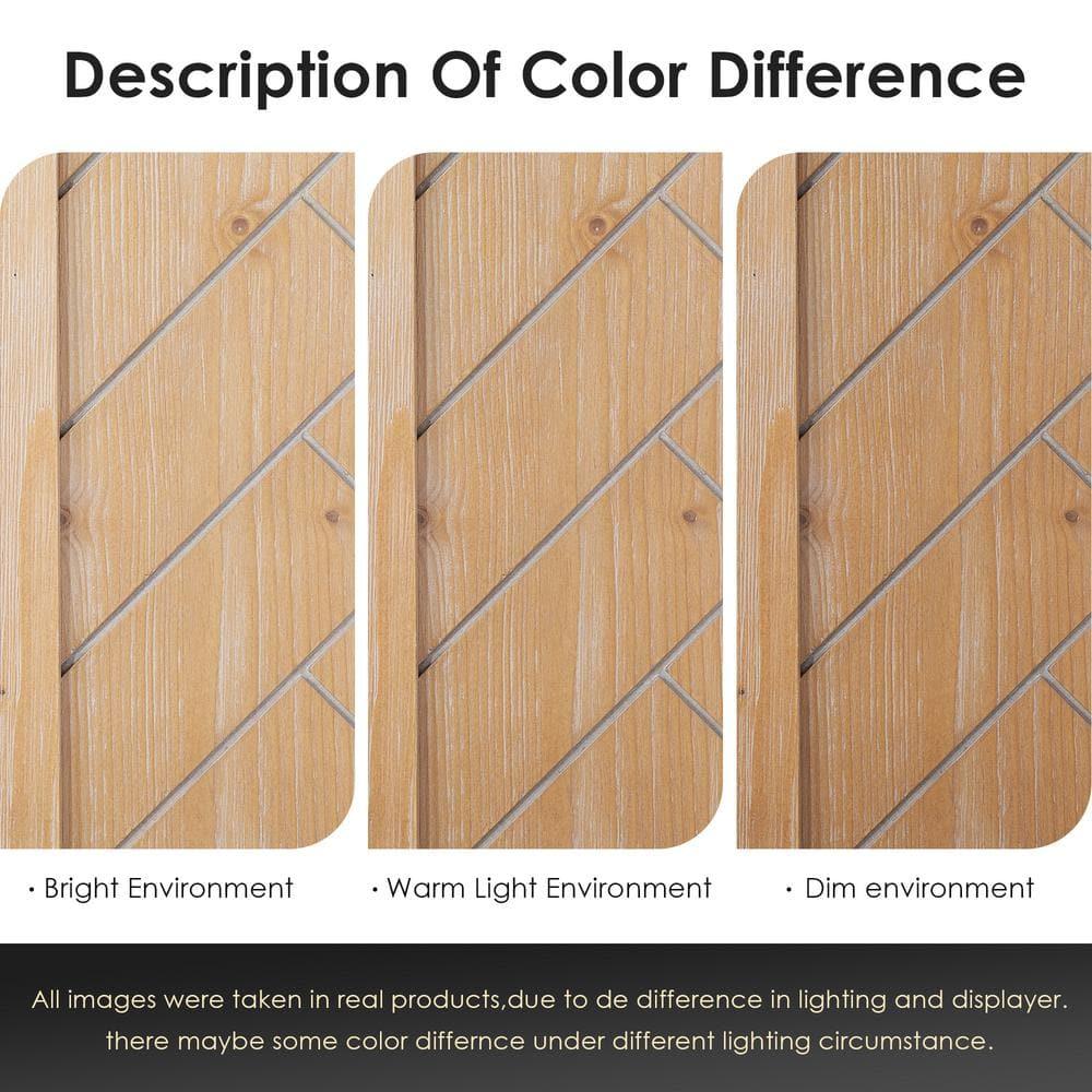 Anais 60" Wood Vanity in Light Brown with White Composite Stone Top no Mirror