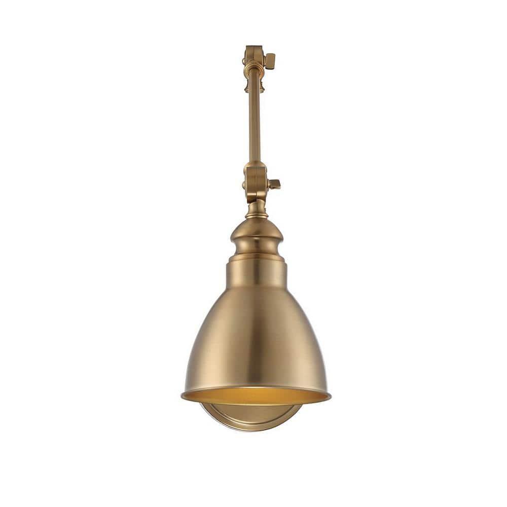 Savoy House Dakota 1 - Light Swing Arm Lamp in  Warm Brass