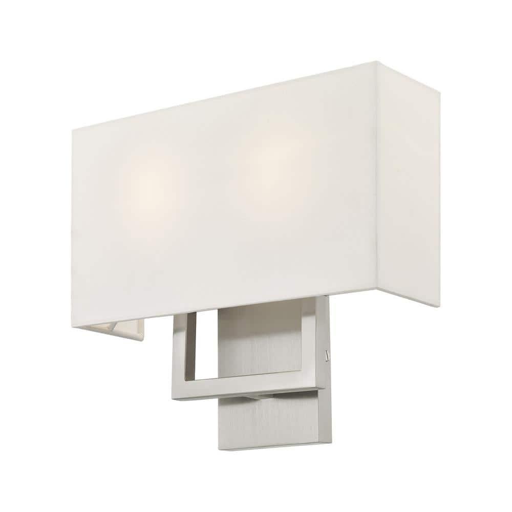 Livex Lighting Pierson 2 - Light Wall Light in  Brushed Nickel