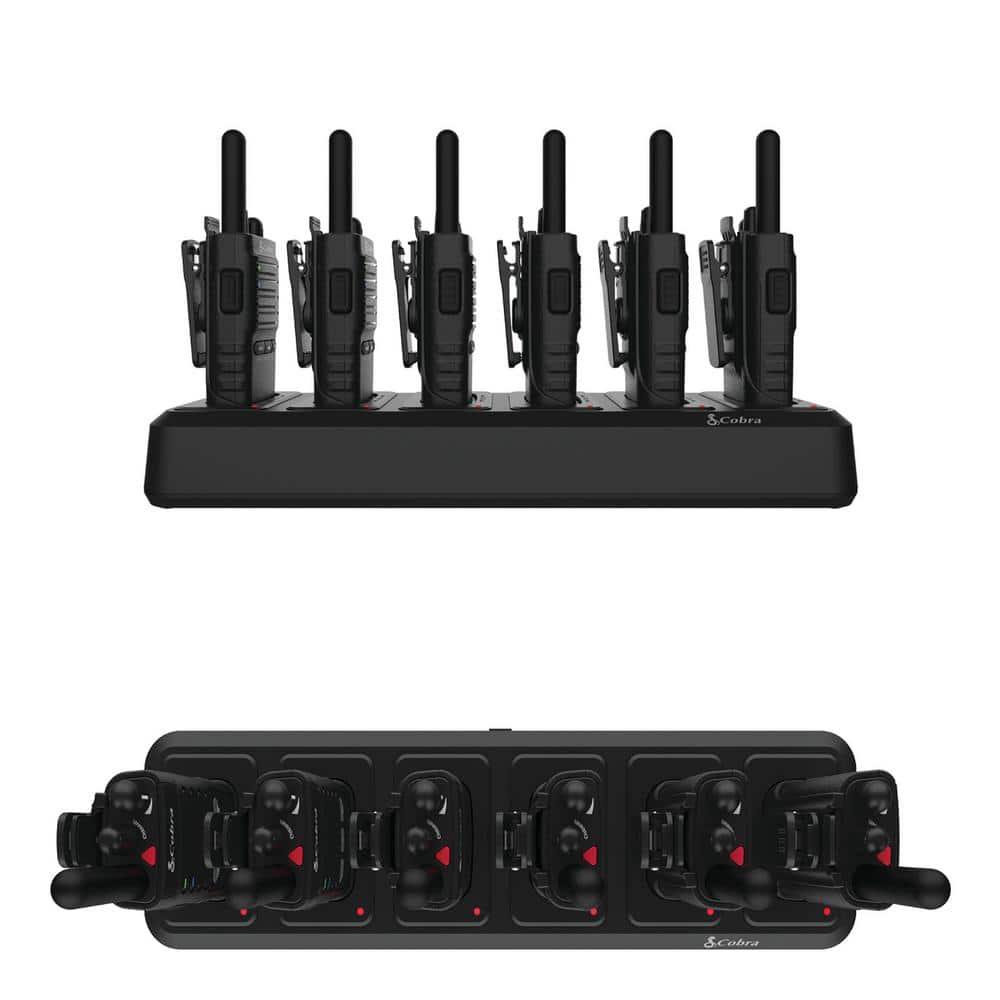 Cobra PX650 Pro Business 42-Mile-Range 2-Way Radios (6 Pack) in Black