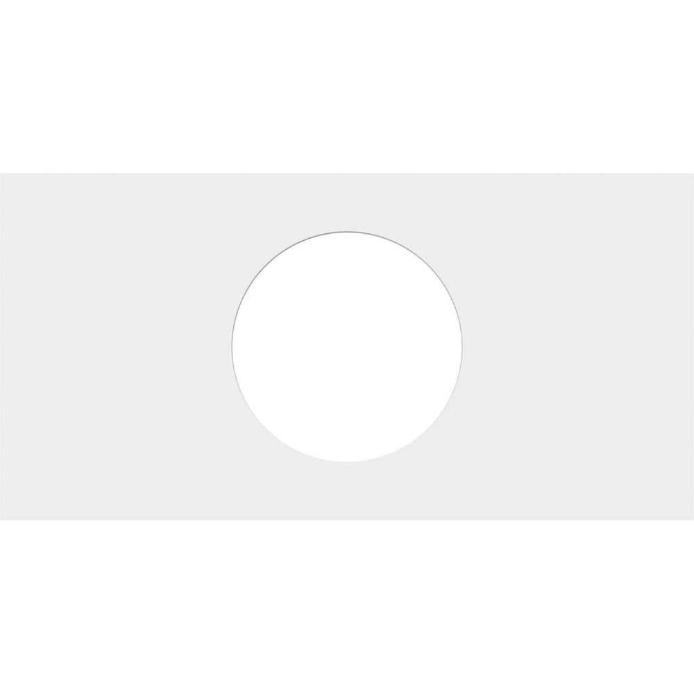 Ekena Millwork 32"W x 16"H x 7"ID x 11"C x 1"P Rectangle Architectural Grade PVC Contemporary Ceiling Medallion CMP12X6RE-04000