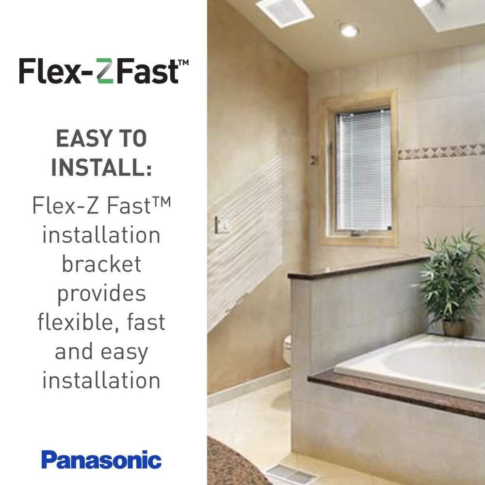 Panasonic WhisperCeiling Bathroom Exhaust Fan with Dimmable LED Light, 110-130-150 CFM, FV-1115VQL1