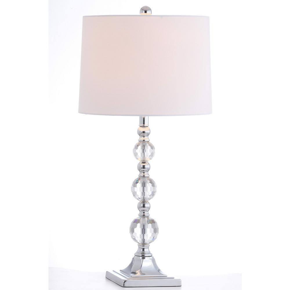 Maeve Crystal Ball Lamp (Set of 2) - Clear/White - Safavieh.