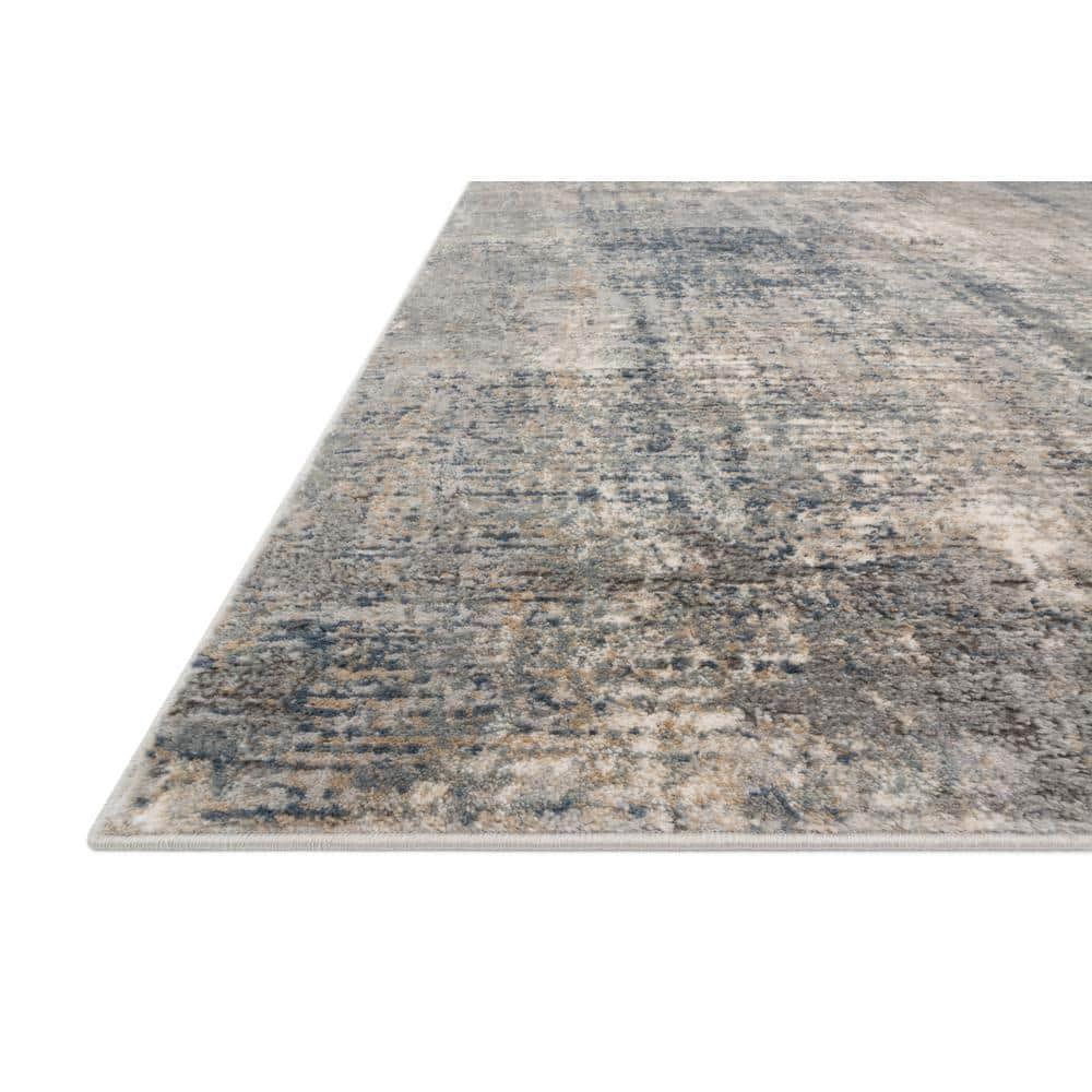 Loloi Teagan Denim / Slate 2'-8" x 7'-6" Runner Rug