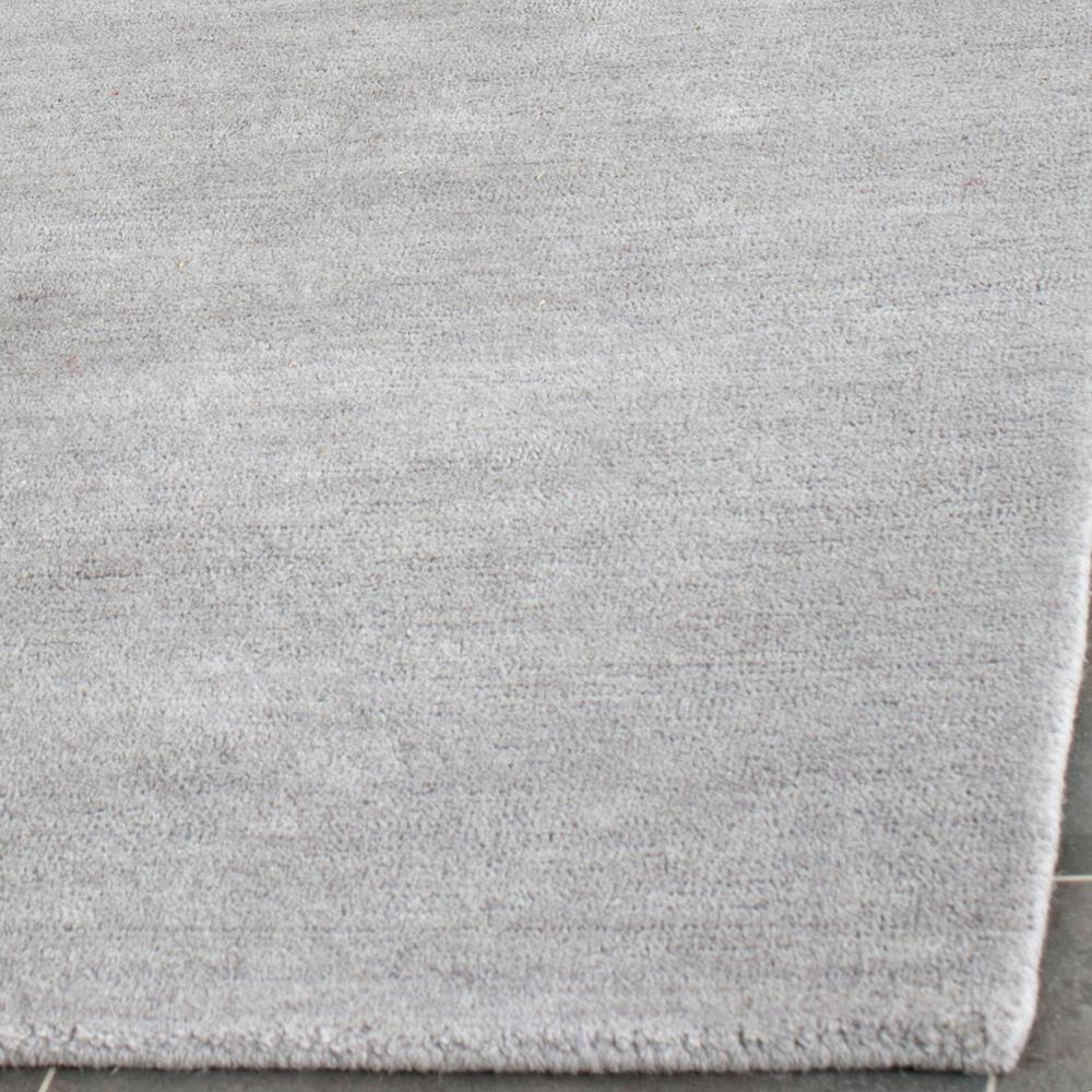 SAFAVIEH Himalaya Rachelle Solid Wool Area Rug, Grey, 12' x 18'