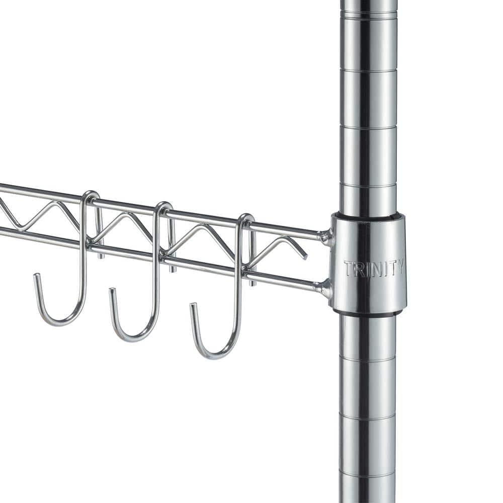 TRINITY EcoStorage® 36x14x60 Commercial Baker's Rack - Chrome