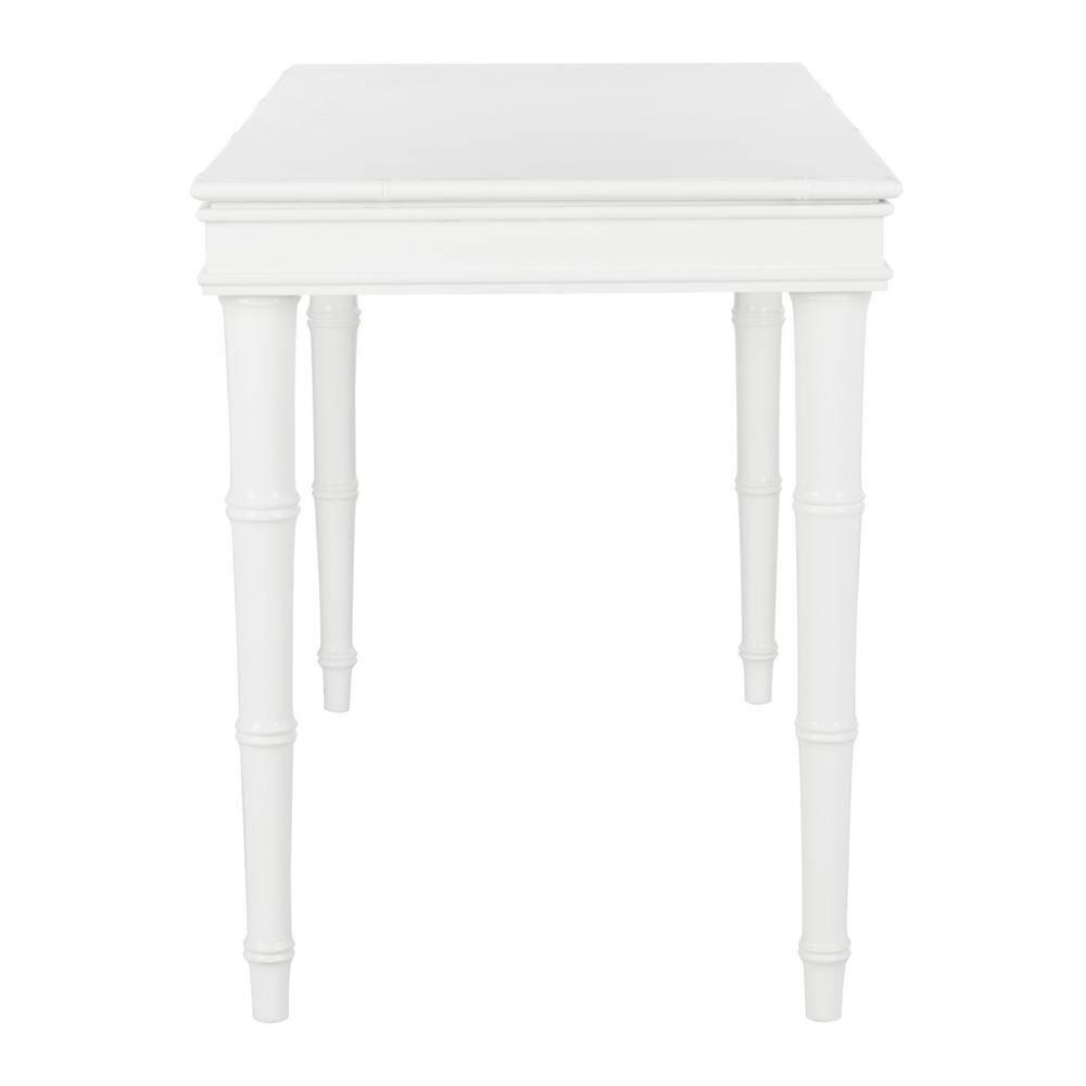 Noely Writing Desk - White/Gold Handle - Safavieh