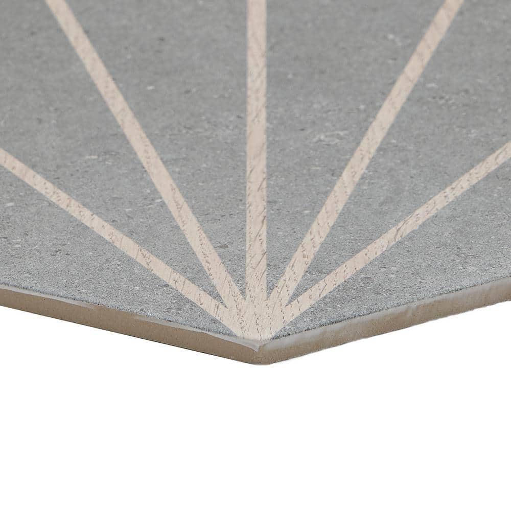 Arbor Hex Beams 13" x 14.5" Porcelain Wall & Floor Tile (10.51 Sq. Ft. / Case)