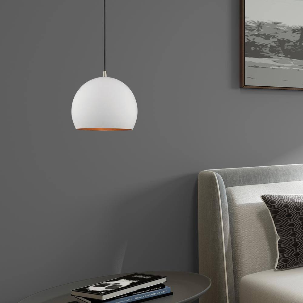 Schultz Single Light Metal Dimmable Pendant