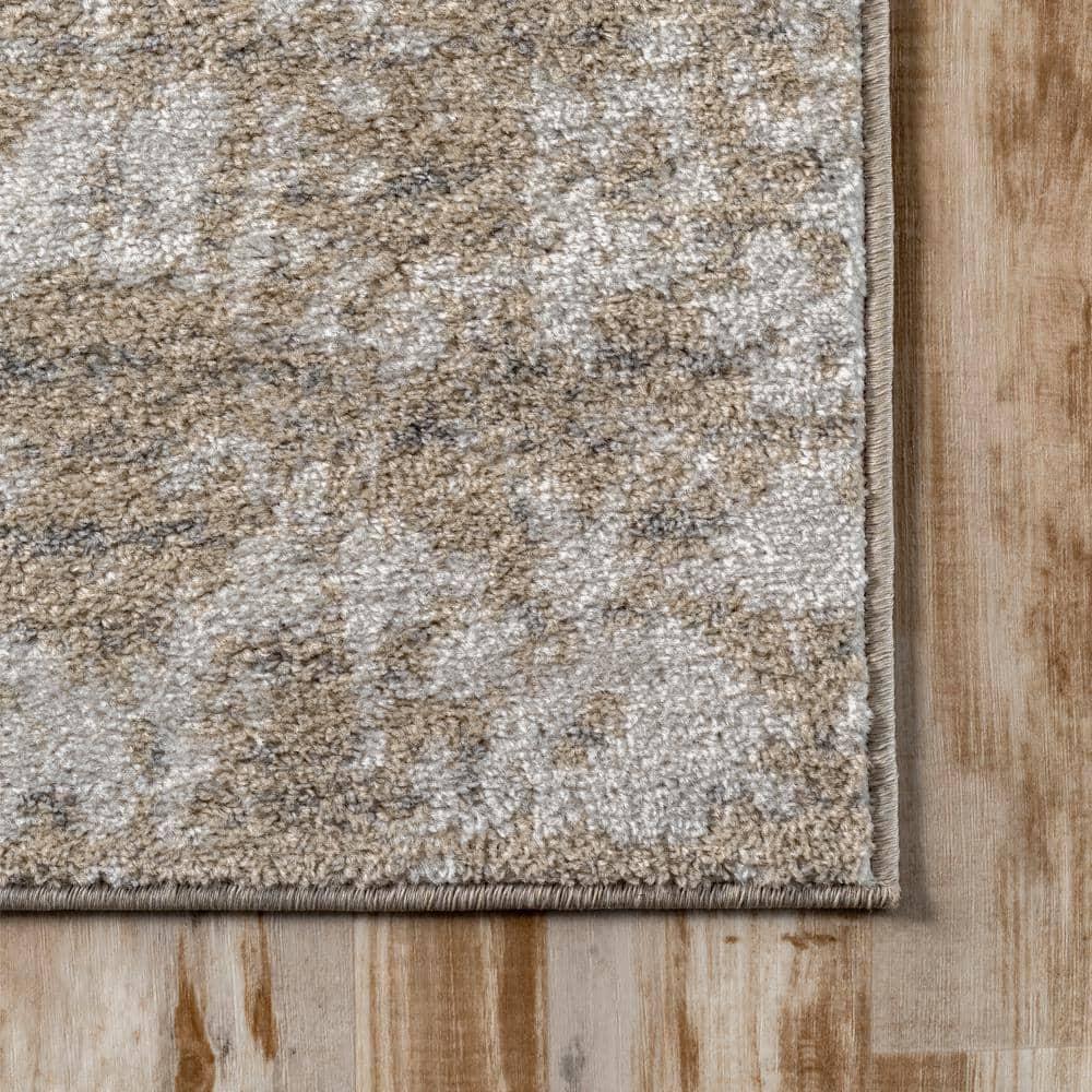 Nuloom Deedra Abstract 5x8 Indoor Area Rug for Living Room Bedroom Dining Room Kitchen, Beige/Ivory